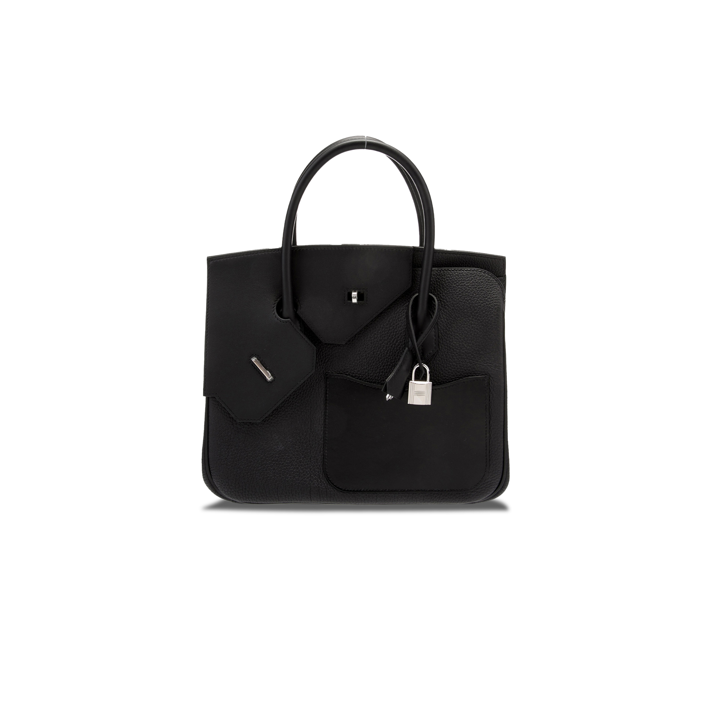 HERMES MASTER BIRKIN 30 IRREGULAR BLACK BAG 627760 (30*22*16cm)